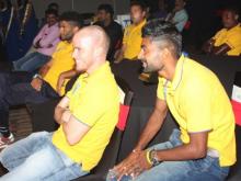 Footballer Ian Hume watching Mind reader Aladin show in Kochi Cochin Kerala